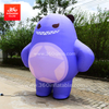 广告充气卡通人物装饰充气玩具动物定制充气紫色恶魔模型广告