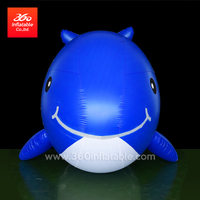 鲸鱼卡通海豚吉祥物广告充气玩具定制