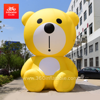6米黄熊卡通充气广告吉祥物熊