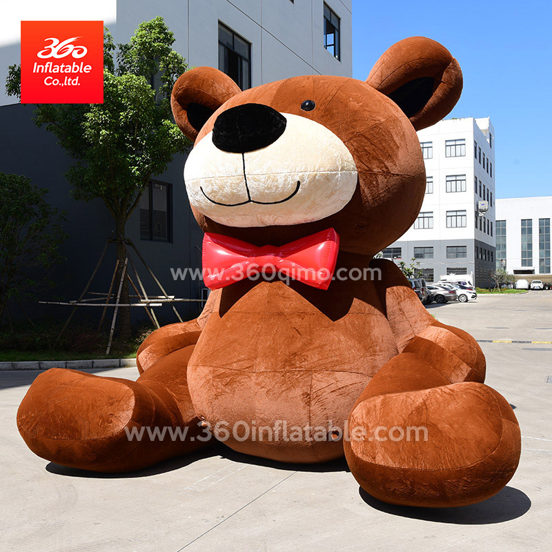 中国 360 优秀充气制造商工厂价格定制充气广告深棕熊定制